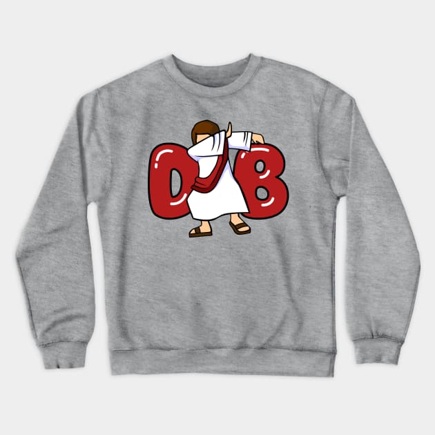 Dabbing Jesus Crewneck Sweatshirt by teevisionshop